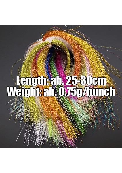 Cs-Xiabunaizi Stili Lunker Fly Balıkçılık Cicili Bicili Bükülmüş Iplik Ipi Halatı Bağlama Flaş Kristal G Diy Malzeme Yardımcı Kancalar Cezbedici Sinekler (Yurt Dışından) modelleri