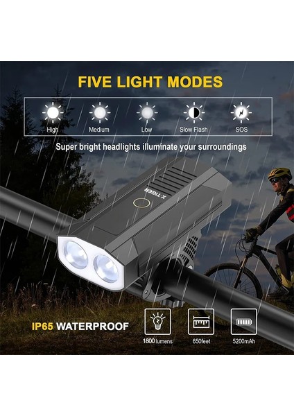 QD-0201 Stili X-Tıger Su Geçirmez Bisiklet Işık Şarj Edilebilir USB LED Ah Alüminyum Mtb Ön Işık Bisiklet Far Güç Bankası Bisiklet Lambası (Yurt Dışından) fırsatları