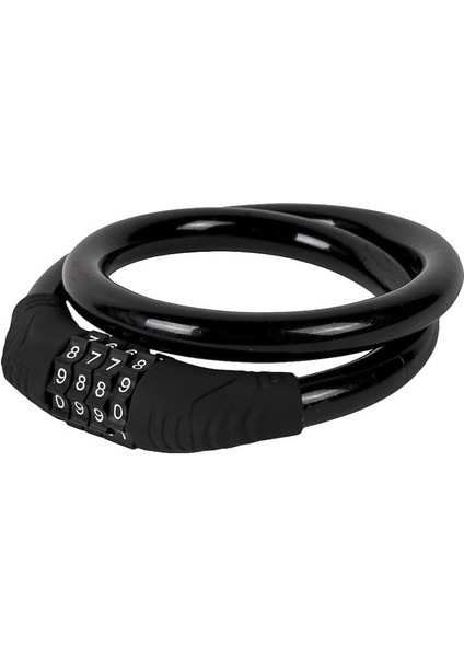 Siyah Stil Çelik Güçlü Kombinasyon Numarası Ağır Hizmet Güvenlik Bisiklet Kilidi Döngüsü Bisiklet Kilidi (Yurt Dışından)