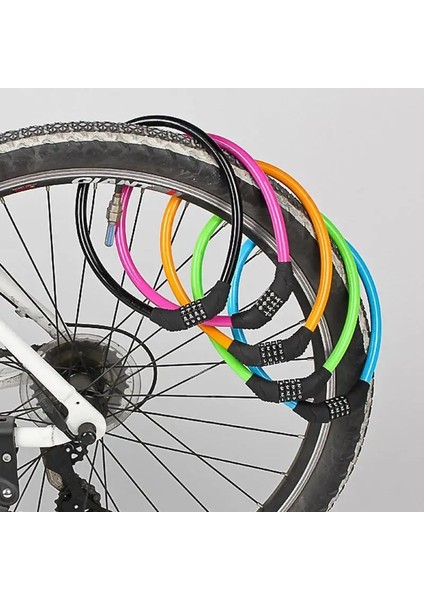 Siyah Stil Çelik Güçlü Kombinasyon Numarası Ağır Hizmet Güvenlik Bisiklet Kilidi Döngüsü Bisiklet Kilidi (Yurt Dışından) fiyatları