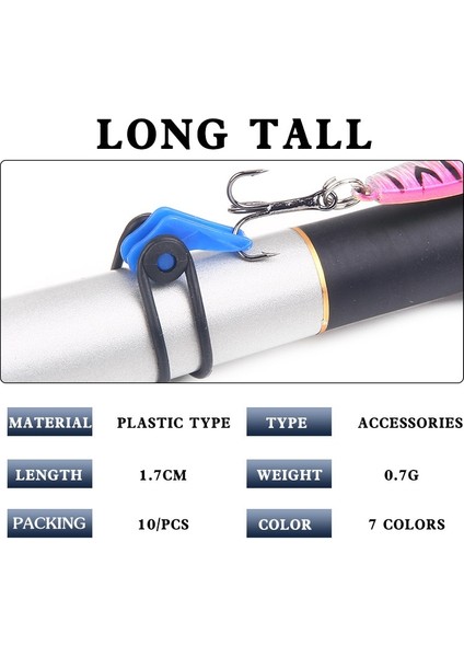 Renk 1 Tarzı Ppgun Lastik Jig Kancaları Güvenli Tutma Balıkçılık Kancası Güvenli Kaleci Tutucu Cazibesi Aksesuarları Olta Aracı Yem Döküm (Yurt Dışından)