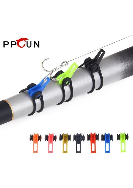 Renk 1 Tarzı Ppgun Lastik Jig Kancaları Güvenli Tutma Balıkçılık Kancası Güvenli Kaleci Tutucu Cazibesi Aksesuarları Olta Aracı Yem Döküm (Yurt Dışından)