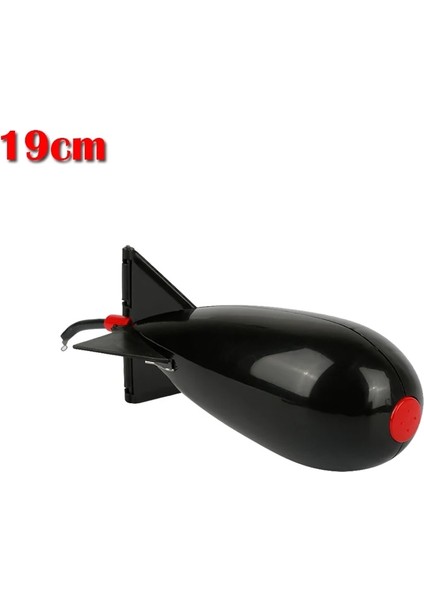 19CM Siyah Stil Sazan Balıkçılık Roket Besleyici Büyük Küçük Spod Bomba Şamandıra Cazibesi Yem Tutucu 2 Boyut Pelet Roket Besleyiciler Pozisyon Dişli Aksesuarları (Yurt Dışından)
