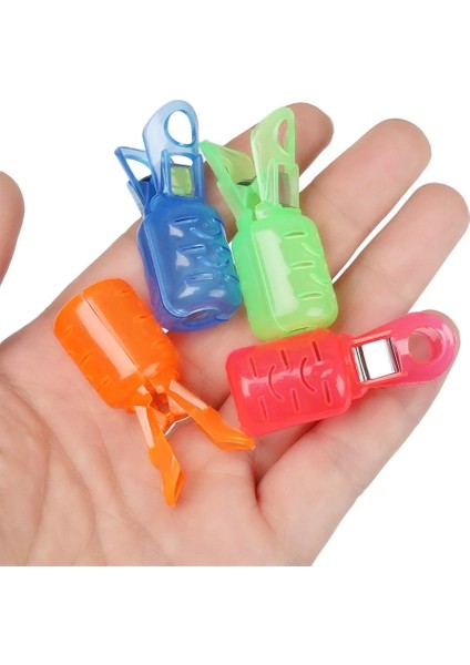 Turuncu L Tarzı Dönebilen Plastik Ahşap Karides Tiz Kancalar D Şekli ile Karabina Kalamar Şemsiye Kanca Şapka Emniyet Kelepçe Olta Takımı (Yurt Dışından) fırsatları