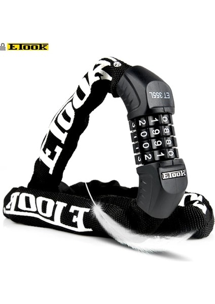 ET355MAVİ Stili Bisiklet Zinciri Kilidi Dört Haneli Şifreli Kilit Hırsızlığa Karşı Kilit Araba Kilidi Açık Hava Bisikleti Mtb Yol Bisikleti Hırsızlık Koruması (Yurt Dışından) fiyatları