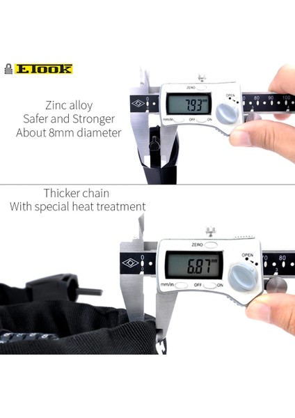 ET355MAVİ Stili Bisiklet Zinciri Kilidi Dört Haneli Şifreli Kilit Hırsızlığa Karşı Kilit Araba Kilidi Açık Hava Bisikleti Mtb Yol Bisikleti Hırsızlık Koruması (Yurt Dışından) modelleri