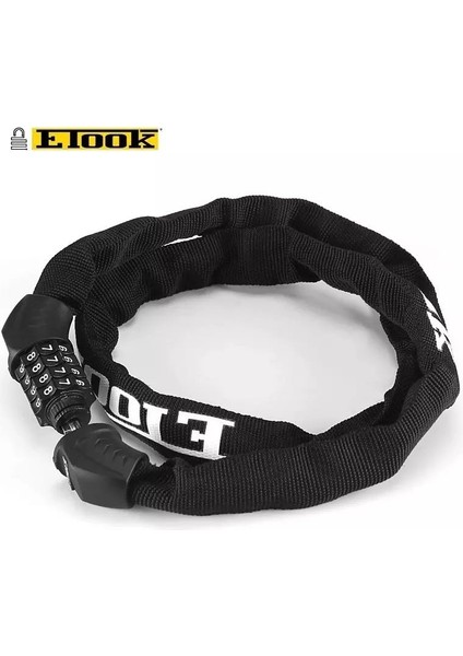 ET355MAVİ Stili Bisiklet Zinciri Kilidi Dört Haneli Şifreli Kilit Hırsızlığa Karşı Kilit Araba Kilidi Açık Hava Bisikleti Mtb Yol Bisikleti Hırsızlık Koruması (Yurt Dışından) fırsatları