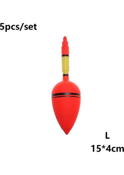 L Tarzı Et Yeni Kırmızı Plastik Balık Tutma Gece Şamandırası Işık Çubuğu Eva Köpük Top Boia Aydınlık Bobber Sıcak Satış Gece Açık Balık Tutma Şamandırası (Yurt Dışından)