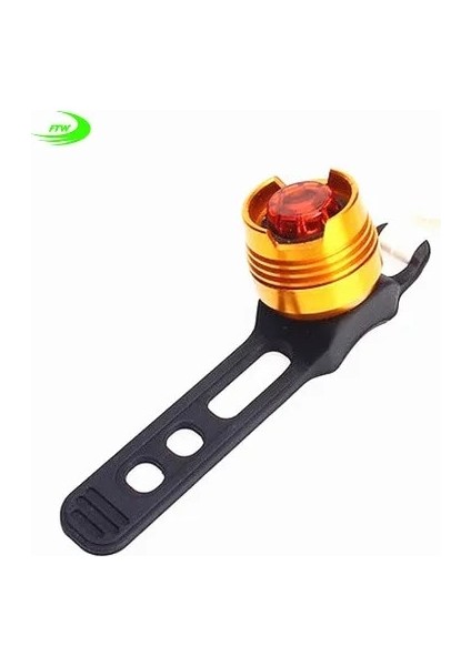 Altın Kırmızı Işık Stili LED Su Geçirmez Bisiklet Bisiklet Bisiklet Ön Arka Kuyruk Kask Kırmızı Flaş Işıkları Güvenlik Uyarı Lambası Bisiklete Binme Güvenlik Uyarı Işığı T43 (Yurt Dışından)