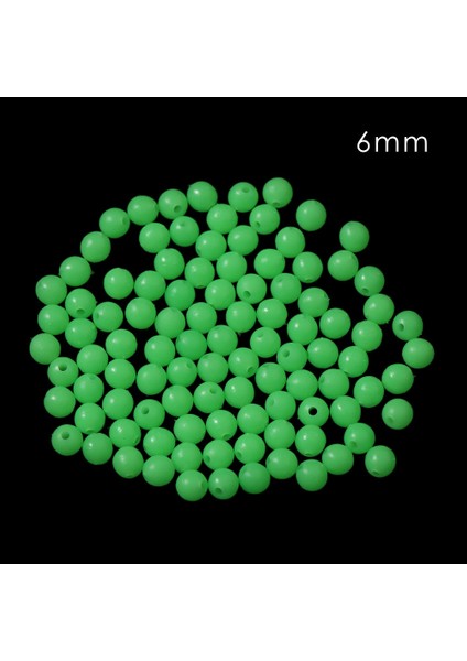 6 mm Yeşil Stil Çanta mm Balıkçılık Şamandıraları Boncuk Parlayan Toplar Şamandıra Aydınlık Işık Gece Deniz Olta Takımı Balıkçılık Aksesuarları (Yurt Dışından)