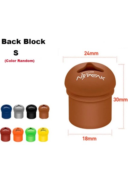 Arka Blok - S Stili 1 Adet Rastgele Renk Olta Kolu Koruyucu Kılıf Silikajel Cazibesi Çubuk Sabit Halka Alt Koruyucu Deodorant Mücadele Aksesuarları (Yurt Dışından)