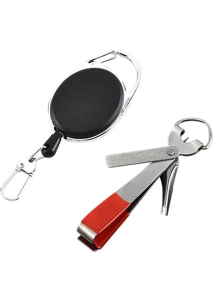No.8 Stili Hızlı Kravat Balıkçılık Hızlı Düğüm Aracı Tırnak Knotter Bağlama Hattı Kesici Makası Makası W Zinger Retraktör Takım Aksesuarları (Yurt Dışından)