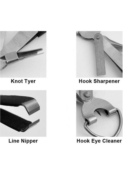 No.8 Stili Hızlı Kravat Balıkçılık Hızlı Düğüm Aracı Tırnak Knotter Bağlama Hattı Kesici Makası Makası W Zinger Retraktör Takım Aksesuarları (Yurt Dışından)