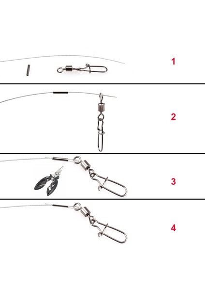 2.2X8MM Stili Siyah Gümüş Yuvarlak Bakır Olta Balıkçılık Tel Boru Sıkma Kollu Bağlayıcı Olta Aksesuarları Aracı (Yurt Dışından) fırsatları