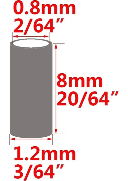 2.2X8MM Stili Siyah Gümüş Yuvarlak Bakır Olta Balıkçılık Tel Boru Sıkma Kollu Bağlayıcı Olta Aksesuarları Aracı (Yurt Dışından) indirimleri