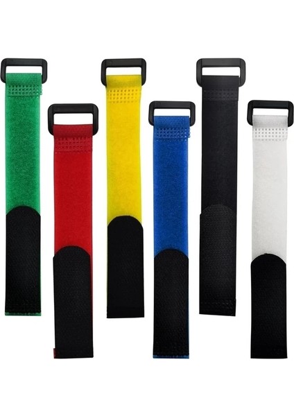 10 Adet Rastgele Renk Stili Olta Kravat Tutucu Askı Jartiyer Raptiye Kanca Döngü Bağları Olta Çemberleme Velcro Açık Balıkçılık Gadget'ı (Yurt Dışından)