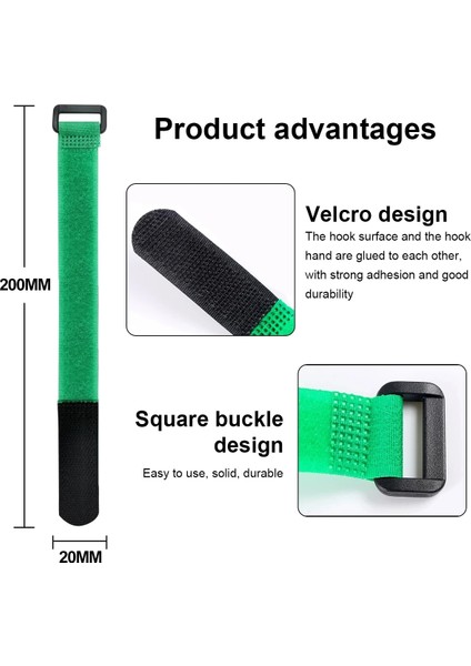10 Adet Rastgele Renk Stili Olta Kravat Tutucu Askı Jartiyer Raptiye Kanca Döngü Bağları Olta Çemberleme Velcro Açık Balıkçılık Gadget'ı (Yurt Dışından)