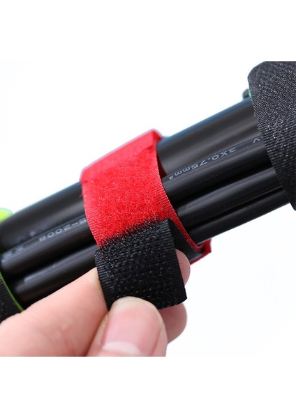 10 Adet Rastgele Renk Stili Olta Kravat Tutucu Askı Jartiyer Raptiye Kanca Döngü Bağları Olta Çemberleme Velcro Açık Balıkçılık Gadget'ı (Yurt Dışından)