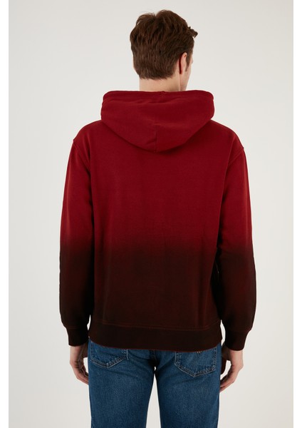 Pamuklu Kanguru Cepli Kapüşonlu Relaxed Fit Sweat Erkek Sweat A4233 fiyatları