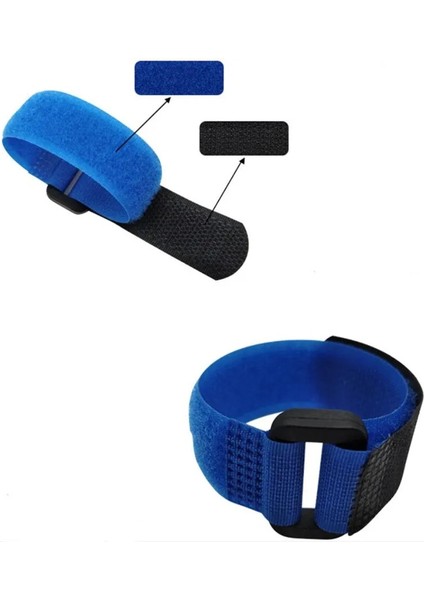 Mavi 5 Adet Tarzı Adet Olta Kravat Tutucu Askı Jartiyer Bağlantı Elemanı Kanca Döngü Kravatlar Olta Çemberleme Velcro Açık Balıkçılık Aleti (Yurt Dışından)