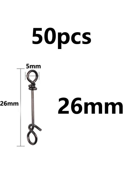 50 Adet 26MM Tarzı Trengthen Paslanmaz Çelik Hızlı Kilit Yapış Yaylı Kelepçe Toka Cazibesi Bırak Kuleleri Konnektörü Tuzlu Su Balıkçılık Aksesuarları (Yurt Dışından)