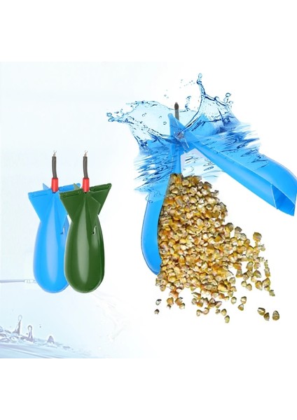 14.5 Beyaz Stil Yem Atıcı Balıkçılık Spomb Roketler Spod Balık Takımı Besleyiciler Pelet Roket Besleyici Şamandıra Yem Tutucu Maker Mücadele Aracı Aksesuarları (Yurt Dışından) modelleri