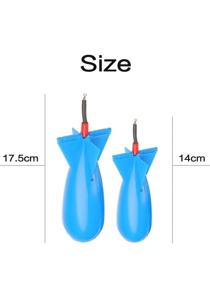 14.5 Beyaz Stil Yem Atıcı Balıkçılık Spomb Roketler Spod Balık Takımı Besleyiciler Pelet Roket Besleyici Şamandıra Yem Tutucu Maker Mücadele Aracı Aksesuarları (Yurt Dışından) fırsatları