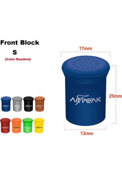 Ön Blok - S Stili 1 Adet Rastgele Renk Olta Kolu Koruyucu Kılıf Silikajel Cazibesi Çubuk Sabit Halka Alt Koruyucu Deodorant Mücadele Aksesuarları (Yurt Dışından)