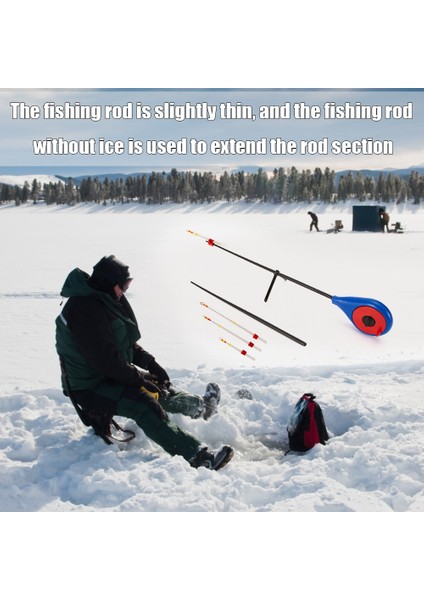 5 Adet 104MM Tarzı Et Taşınabilir Buz Olta Üst Ucu Yüksek Yoğunluklu Kış Su Geçirmez Olta Kamışı Göl Okyanus Tekne Balıkçılık Aksesuarı (Yurt Dışından) modelleri