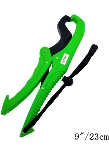 Yeşil 23CM Tarzı Balık Yakalayıcı Pense Kontrol Cihazı Pratik Balık Tutma Tutucu Dişli Aracı Abs Kavrama Takım Tutacağı Ayarlanabilir Halat ile Balık Kelepçesi (Yurt Dışından)