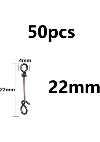 50 Adet 22MM Tarzı Trengthen Paslanmaz Çelik Hızlı Kilit Yapış Yaylı Kelepçe Toka Cazibesi Bırak Kuleleri Konnektörü Tuzlu Su Balıkçılık Aksesuarları (Yurt Dışından)