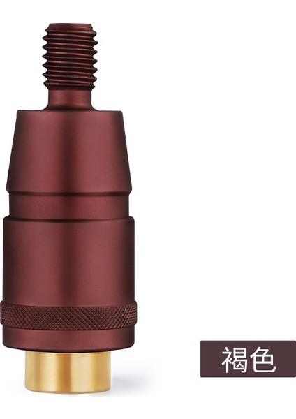 Kahverengi Tarzı Olta Kutup Bağlayıcı 8mm Vidalar Hızlı Bırakma Net Kafa Adaptörü Balıkçılık Iniş Zıpkın Dip Alüminyum Alaşımlı Net Çubuk Parçaları (Yurt Dışından)