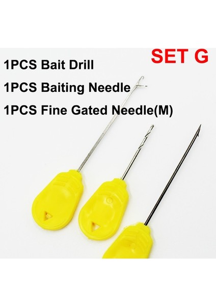 3 Adet-G Tarzı Seti Arp Balıkçılık Araçları Kiti Tığ Kancası Stringer Yem Iğneleri Pop Up Boilies Ekleme Iğnesi Sazan Balıkçılık Kuleleri Mücadele (Yurt Dışından)