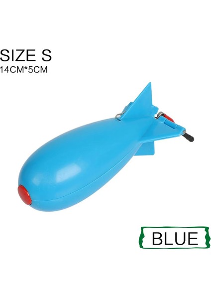S Beden - Mavi Tarz Flysand Sazan Balıkçılık Büyük Roketler Bomba Olta Takımı Besleyiciler Pelet Roket Besleyici Şamandıra Yem Tutucu Maker Aksesuarları Mücadele (Yurt Dışından)