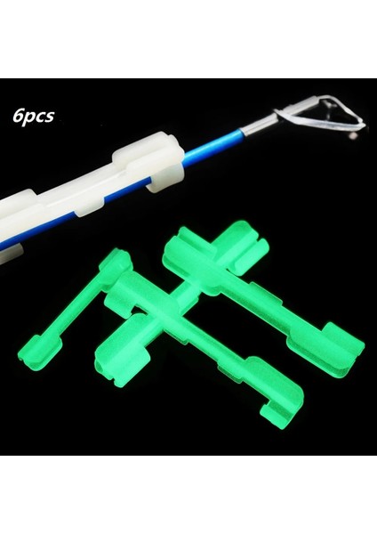 6 Adet - W306 Stili 6 Adet Gece Olta Ucu Işık Tutucu Klip Olta Besleyici Üzerinde Kullanılan Kimyasal Floresan Işık Çubuğu Olta Kızdırma Çubuğu (Yurt Dışından) modelleri
