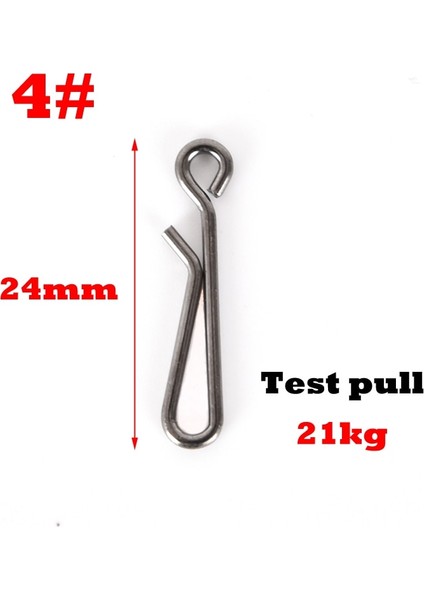 No.4 Tarzı Lot Paslanmaz Çelik Pim Asılı Yapış Takım Araçları Bağlantı Pimi Broş Balıkçılık Fırdöndüler Aksesuarlar Olta Mücadele (Yurt Dışından)