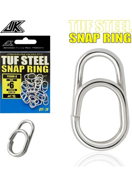 NO7-15PCS Tarzı Jk Yeni Balıkçılık Halkaları Paslanmaz Çelik Bölünmüş Halkalar Yüksek Güçlendirmek Katı Halka Cazibesi Bağlantı Halkası Balıkçılık Aksesuarları (Yurt Dışından) fiyatları