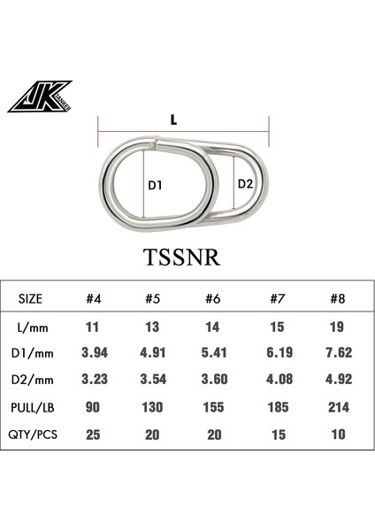 NO7-15PCS Tarzı Jk Yeni Balıkçılık Halkaları Paslanmaz Çelik Bölünmüş Halkalar Yüksek Güçlendirmek Katı Halka Cazibesi Bağlantı Halkası Balıkçılık Aksesuarları (Yurt Dışından) modelleri