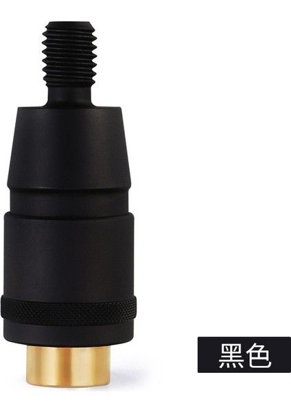 Siyah Stil Olta Kutup Bağlayıcı 8mm Vidalar Hızlı Bırakma Net Kafa Adaptörü Balıkçılık Iniş Zıpkın Dip Alüminyum Alaşımlı Net Çubuk Parçaları (Yurt Dışından)