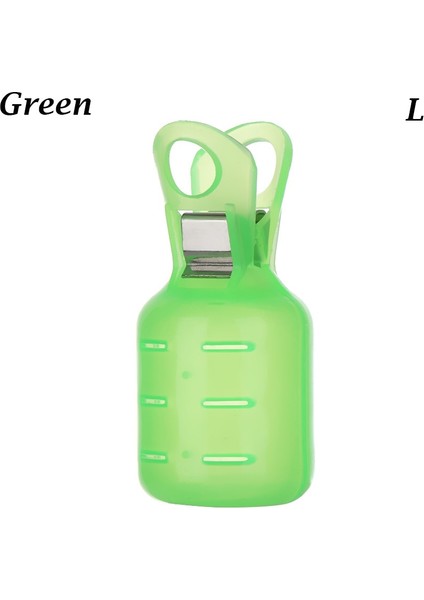 Yeşil L Tarzı Dönebilen Plastik Ahşap Karides Tiz Kancalar D Şekli ile Karabina Kalamar Şemsiye Kanca Şapka Emniyet Kelepçe Olta Takımı (Yurt Dışından)