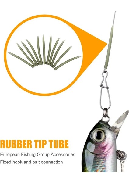 20 Adet Tarzı Terminal Araba Balıkçılık Kancası Kauçuk Ucu Tüp Dolaşma Önleyici Kollu Balıkçılık Kancaları ile Bağlayın Sazan Olta Takımı Kutuları 53MM (Yurt Dışından) indirimleri