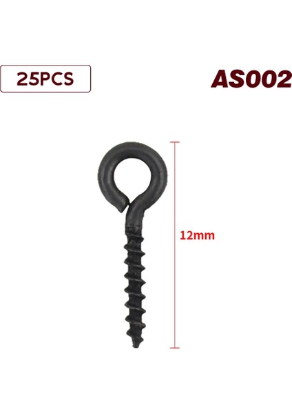 AS002 Stili 25 Parça Sazan Balıkçılık Boilie Katı Halka Yem Aracı ile Vida Chod Kuleleri Sazan Balıkçılık Saç Takımı Aksesuar AS001 (Yurt Dışından)