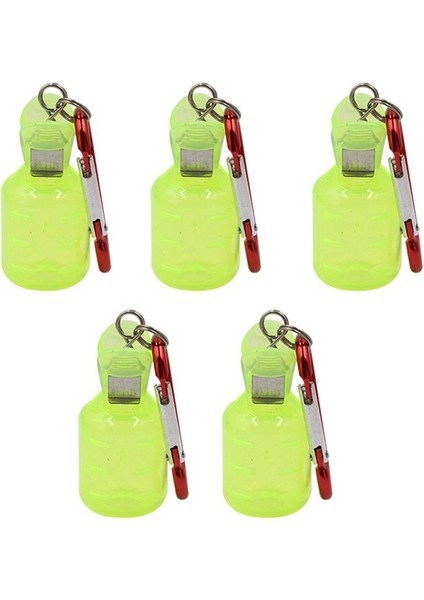 Sarı Stil 5 Adet Jig Kanca Kapakları Koruyucu Karabinalı Egi Balıkçılık Cazibesi ve Ahşap Karides Balık Tiz Kancaları Jig Kalamar Şemsiye Kancası Şapka (Yurt Dışından)
