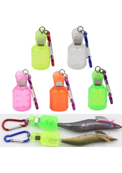 Sarı Stil 5 Adet Jig Kanca Kapakları Koruyucu Karabinalı Egi Balıkçılık Cazibesi ve Ahşap Karides Balık Tiz Kancaları Jig Kalamar Şemsiye Kancası Şapka (Yurt Dışından) modelleri