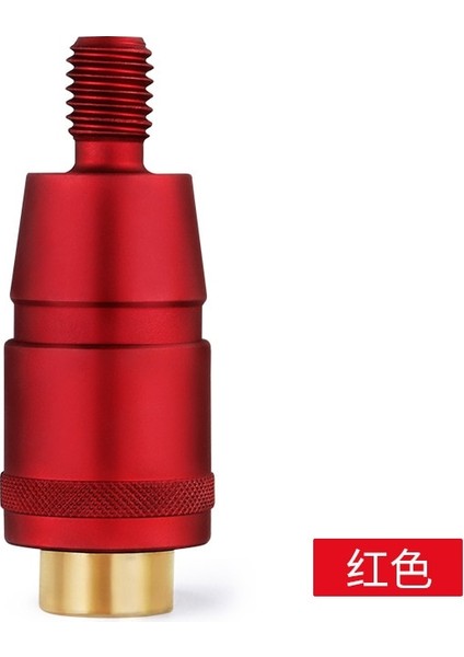 Kırmızı Stil Olta Kutup Bağlayıcı 8mm Vidalar Hızlı Bırakma Net Kafa Adaptörü Balıkçılık Iniş Zıpkın Dip Alüminyum Alaşımlı Net Çubuk Parçaları (Yurt Dışından)