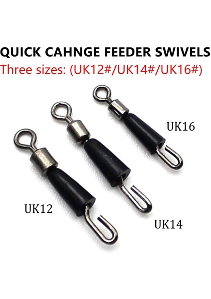 UK12 Tarzı Arp Balıkçılık Hızlı Değişim Besleyici Fırdöndüler Yöntem Besleyici Balıkçılık Aksesuarları Sazan Olta Takımı Konnektör Için Döner Snaps (Yurt Dışından) fiyatları