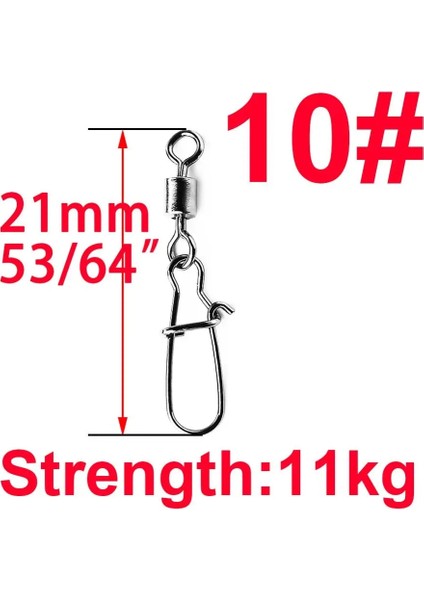 10 Numara Stil # 3 # 4 # 6 # 8 # 10 # 12 # 14 # Balıkçılık Konnektör Pim Rulman Haddeleme Döner Paslanmaz Çelik Yapış Olta Cazibesi ile Mücadele (Yurt Dışından)