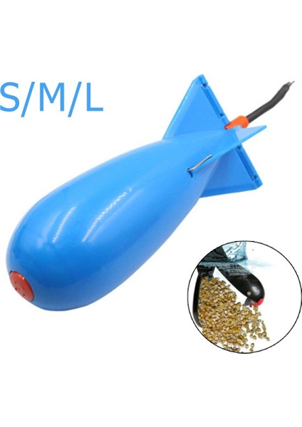 Mavi S Tarzı Sazan Balıkçılık Roket Besleyici Spod Bomba Şamandıra Cazibesi Yem Tutucu Pelet Roket Besleyici Olta Takımı Pesca Iscas Aksesuarları (Yurt Dışından) fiyatları