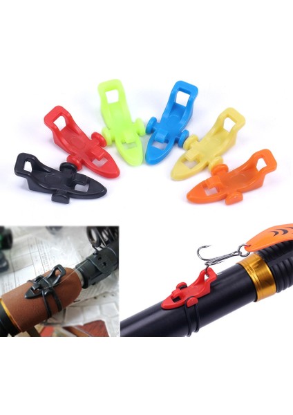 Sarı Stil 1 Takım Plastik Balıkçılık Kanca Güvenli Kaleci Tutucu Cazibesi Aksesuarları Jig Kancalar Olta Aracı Yem Döküm Için Güvenli Tutmak (Yurt Dışından)