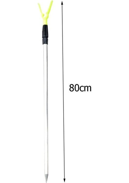 50CM Tarzı 1 Adet Ayarlanabilir Metal Olta Aksesuarları Tutucu Olta Standı Braketi Alüminyum Kutup Rafı Oltalar Olta Tutucu (Yurt Dışından)